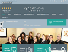 Tablet Screenshot of goehringdental.com